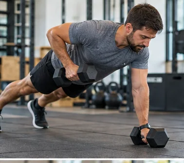 Homem fazendo exercício funcional